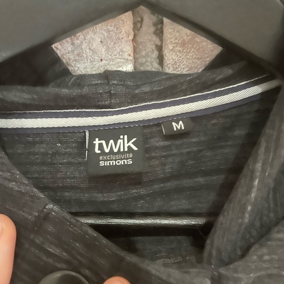 Twik dark grey high collar sweater , womens medium - Picture 2 of 4